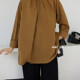 Weiyu large-size women's clothing 2025 early autumn new silhouette solid color retro top French lazy style long-sleeved T-shirt for women