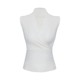Sirui Korean temperament beauty cross vest temperament slim sexy V-neck versatile knitted sleeveless top T-shirt