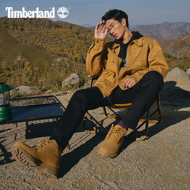 Yellow Boots Mens Timberland Boots Look Hiking Boots Outfit Worn