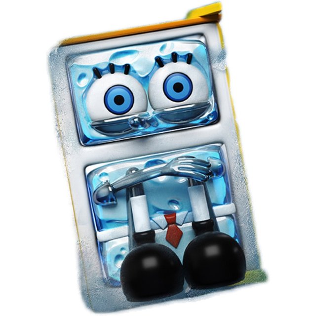 Spot DP9 Studio COOL BOB SpongeBob trendy play in the frozen refrigerator