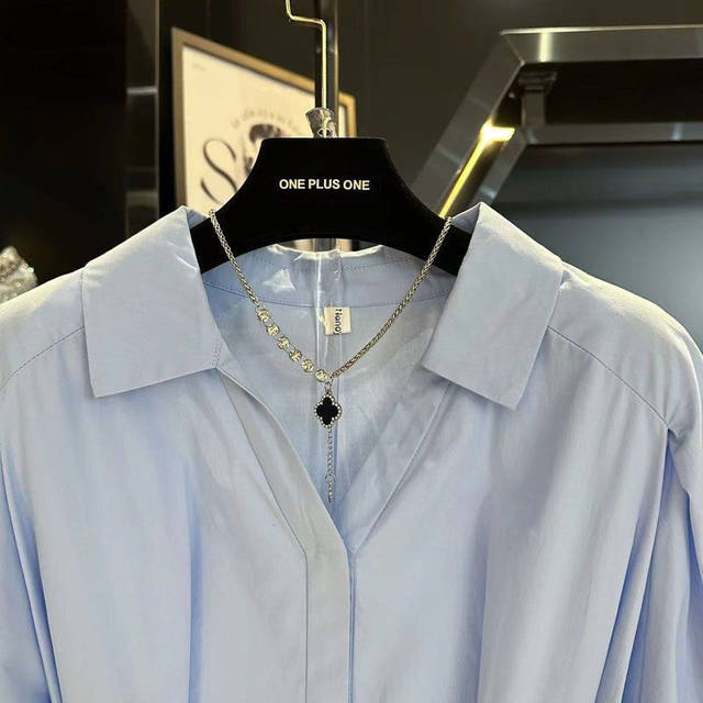 Large size waist-retracting puff sleeve white shirt short-sleeved women's 2025 new fat mm high-end and beautiful half-sleeved top
