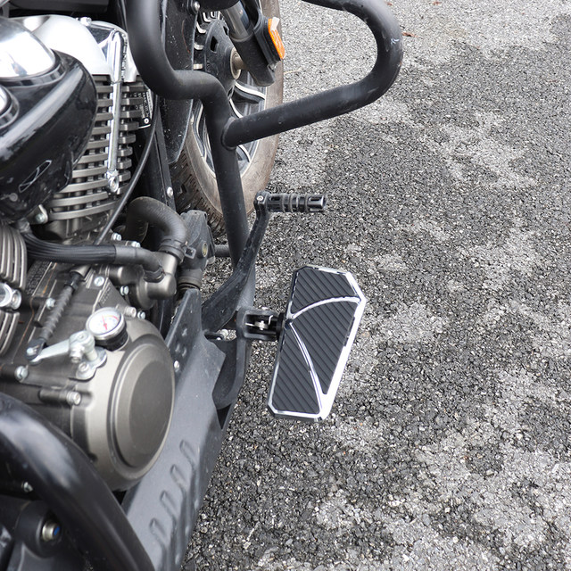 Suitable for YES255 modified to increase the foot pedal, Xiangshuai YES418/415 retro anti-slip aluminum alloy front pedal