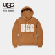 UGG autumn ladies comfortable top -covered head letter LOGO casual sweater connecting hoodes star 1144506

