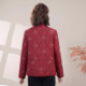 Middle-aged and elderly women's new winter thin warm cotton coats, mother's clothing, Western-style cotton jackets, cotton tops