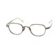 Stubborn glasses Japanese handmade KAME MANNEN thousand-year-old turtle KMN114 retro metal square frame height