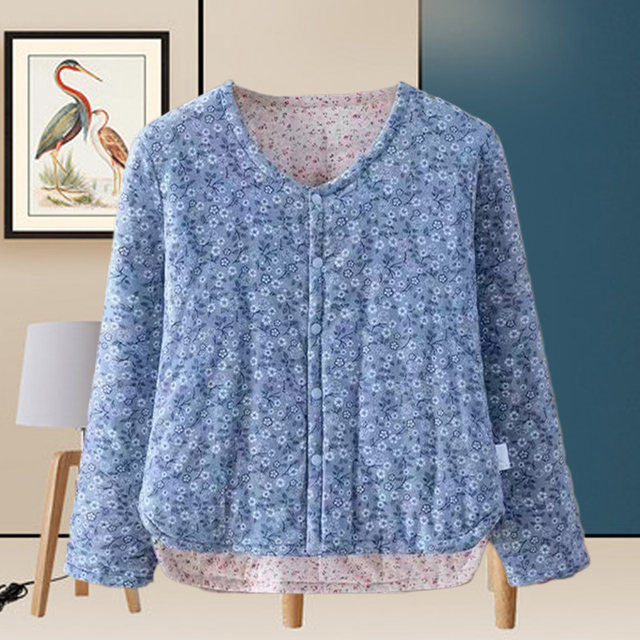 Mom's little cotton-padded jacket, winter short, thin, small, small, casual, close-fitting, inner-wearing cotton-padded jacket, women's plainclothes jacket