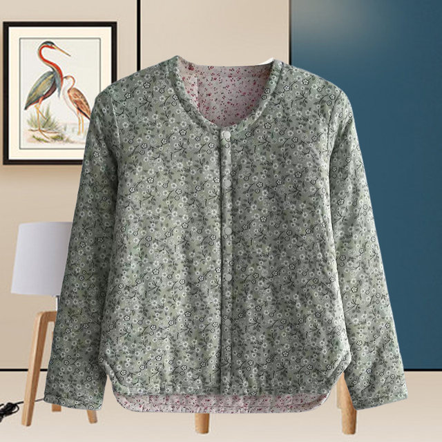 Mom's little cotton-padded jacket, winter short, thin, small, small, casual, close-fitting, inner-wearing cotton-padded jacket, women's plainclothes jacket