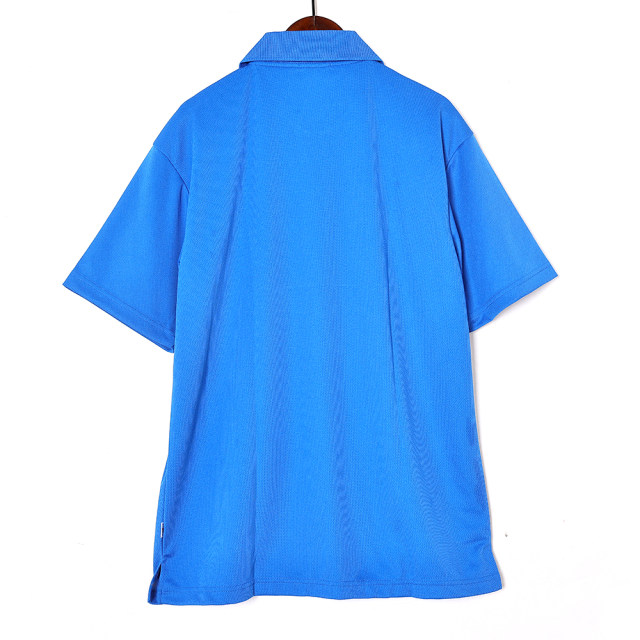 2025 summer lapel men's short-sleeved POLO shirt with pocket quick-drying mesh fashionable casual sports loose T-shirt
