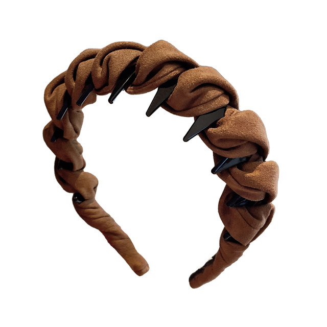 High cranium headband for women, autumn and winter 2025 new style, daily wear, special headband for face wash, pressed hairpin, hair bundle headgear