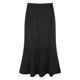 Interview commuting outfit fishtail skirt for women in autumn, slightly fat mm large size high waist belly cover suit hip mid-length skirt