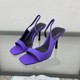 Niche high-heeled black French open-toe sandals fairy shoes 2025 new summer temperament with skirt Roman shoes