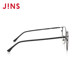JINS eye posture 19 retro metal square frame myopia glasses with lenses can be equipped with anti-blue light lenses UMF19A097