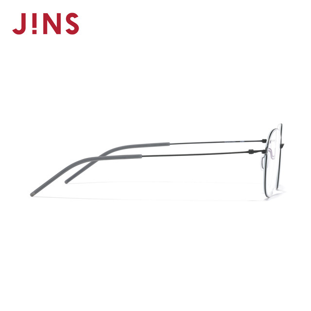 
JINS eye posture with lenses, titanium frame, lightweight elliptical frame, myopia glasses, men and women can add lenses UTN25S078