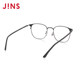 JINS eye posture 19 retro metal square frame myopia glasses with lenses can be equipped with anti-blue light lenses UMF19A097