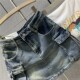 European products 2024 summer new three-dimensional pocket denim work skirt street hot girl fashion A-line skirt
