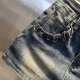 Retro old denim skirt for women in autumn new niche pocket design high waist slim hot girl hip-pack skirt