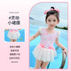 Children's swimsuits girls summer one-piece 2025 new style small and medium-sized children's baby fashionable cute princess fashion baby swimsuit

