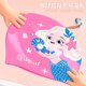 Children's swimming hat boys and girls cute cartoon silicone waterproof fitting non -Leh head professional ear protection fashion swimming cap
