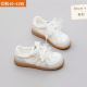 Wide foot large size women's shoes 41-43 summer new single shoes 2025 extra large casual fashion trend mesh white shoes
