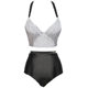 New sexy swimsuit for women on vacation, small breasts gathered to cover their belly and make them look slim, steel backless swimsuit, triangular split swimsuit for women