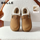 Belle Thousand Layer Croissant Thick Sole All-Inclusive Birkenstock Shoes New Winter Plus Velvet Loaf Single Shoes Snow Boots E4S1D Pre-