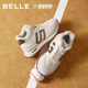 Belle Runway Xiaojingan thick-soled plus velvet high-top moral training shoes new cotton shoes furry casual shoes E6Q1DD