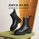 Zhou Yutong's same Belle Chelsea boots winter new thick-soled plus velvet chimney short boots for women B8J1DDZ4