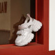Belle breathable mesh thick sole silver dad shoes women's shoes wading sports sandals B3Z1DBH4