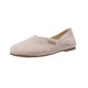 Single shoes for women 2025 spring and autumn new flat sole versatile one-foot lazy half slippers two-wear grandma shoes bean shoes