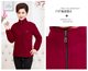 Mom autumn fleece jacket middle-aged and elderly women's fleece sweatshirt 50-60 years old large size middle-aged spring loose
