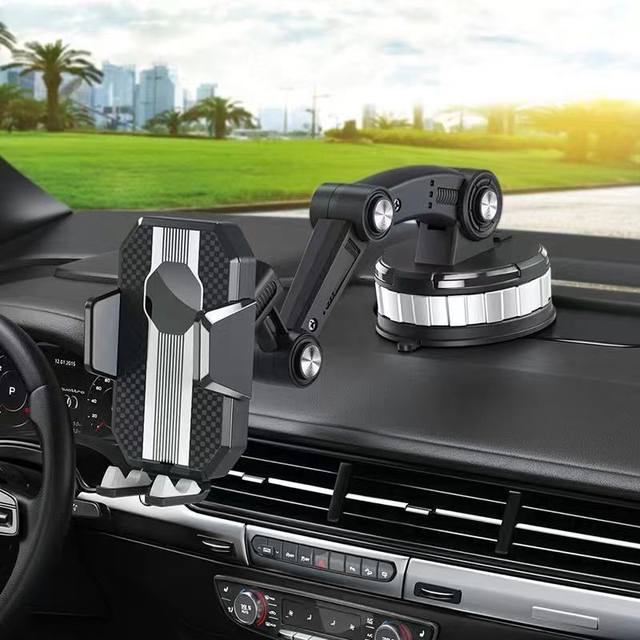 Car mobile phone stand dashboard windshield navigation rotating large suction cup shockproof bracket universal car truck
