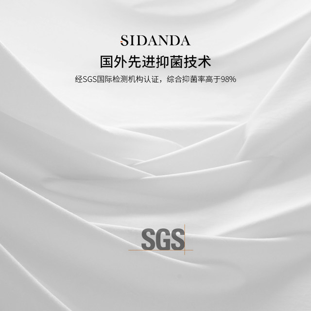 SIDANDA5A down quilt 95 white goose velvet winter quilt thickened warm spring and autumn quilt core 120 cotton antibacterial