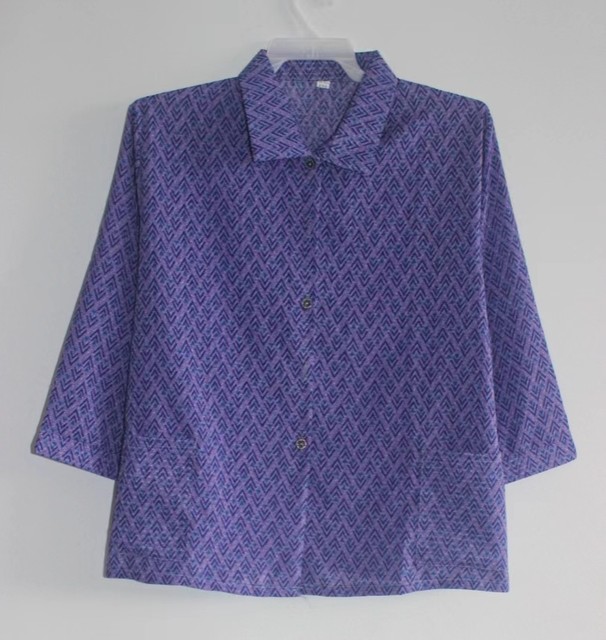 Middle -aged and elderly female mothers spring and autumn long -sleeved shirt shirt cardigan elderly summer clothes grandma set