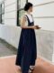 Sleeveless versatile strap skirt 2024 new women's spring and summer new style loose suspender dress
