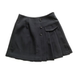 Large size irregular design pleated skirt for women, slim A-line skirt, autumn and winter hip-covering skirt, high waist versatile short skirt