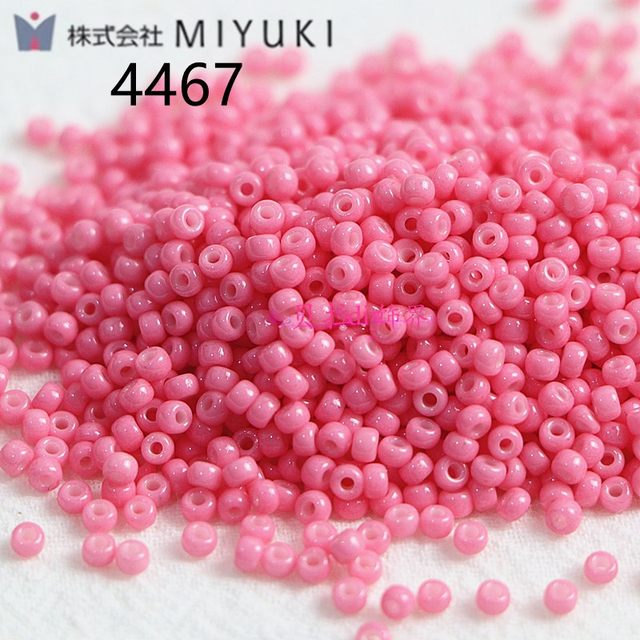 
MIYUKI imported 3mm solid color porcelain bead rice bead handmade DIY bead loose bead bracelet earring material accessories