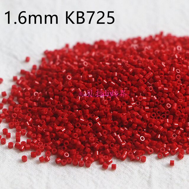 
1.6mm high-protection oil painting solid color antique beads opaque porcelain beads handmade DIY bracelet necklace French embroidery material