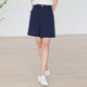 Zhuang Zini white suit shorts for women 2025 new summer black five-point casual pants thin high waist Q516