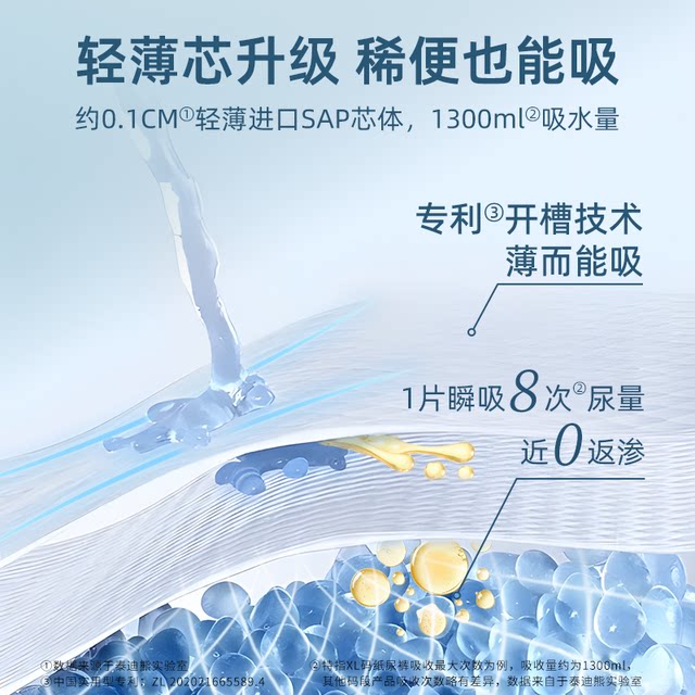 Teddy Bear Explorer Diaper Pulling Pants Baby Diaper Trial Experience Pack 4 Pieces