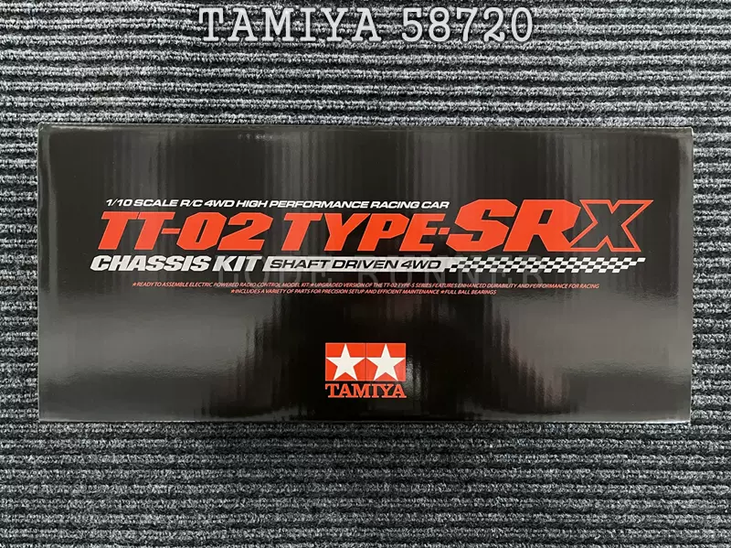 田宫遥控电房系列1/10 TT02SRX 车架套件58720 D-Taobao