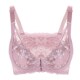 Lace sexy thin underwear front buckle no steel circle large -size bras, gathered and integrated beauty vest fat mm bra

