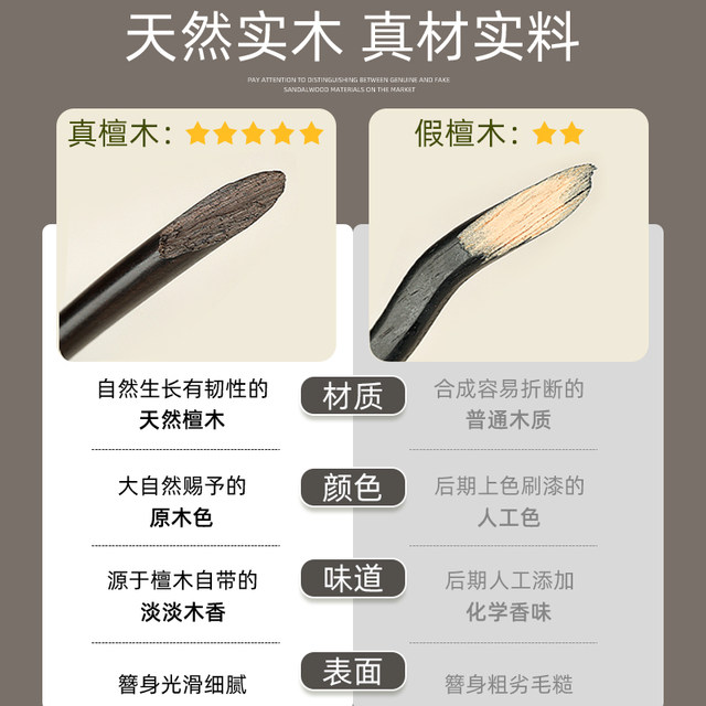 Natural ebony hairpin daily commuting female high-end ancient style wood hairpin solid wood 2025 hair hairpin Chinese hairpin