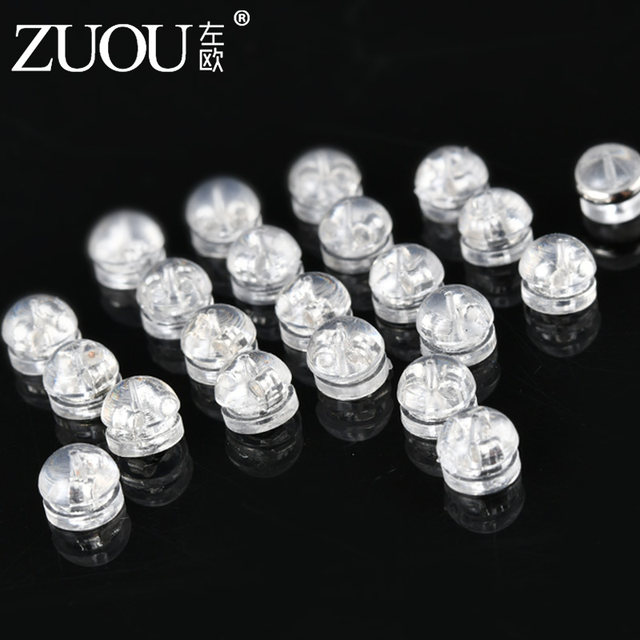 Ear blocked ultra -tight silicone earrings Earrings Holor ear hat accessories Anti -throw off the universal earrings fixed plug
