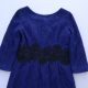 Spring and Autumn New Women's Round Neck and Clipart Sleeve Glitter Silk Knitted Dress Slim Back Zipper Pullover Mid Skirt A16