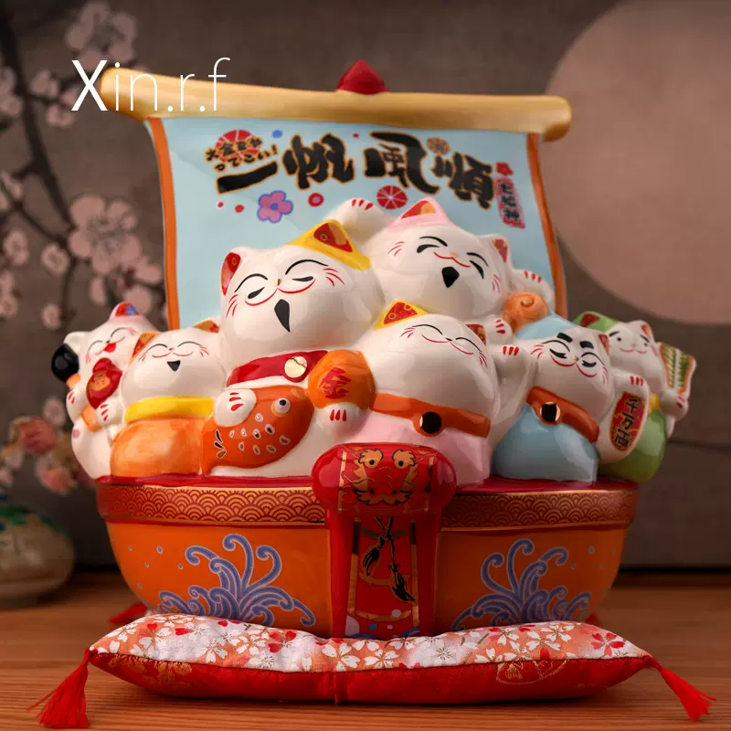 七福神招财猫 新人首单立减十元 21年11月 淘宝海外 七福神招财猫 新人首单立减十元 21年11月 淘宝海外