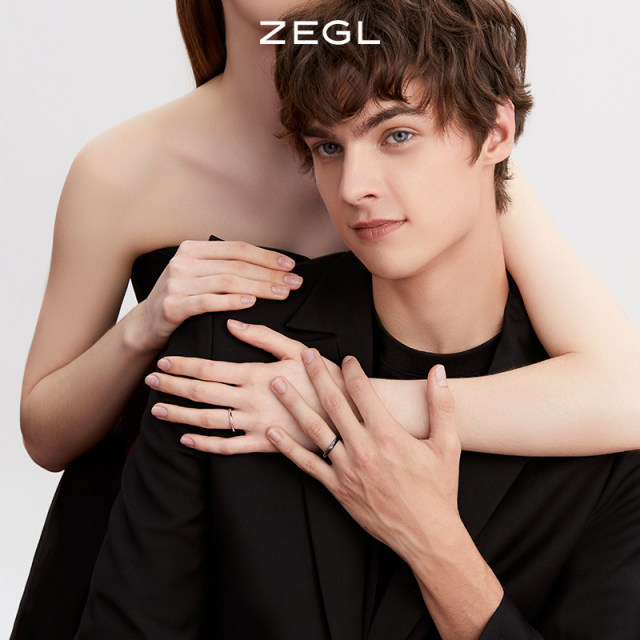 ZEGL designer Mobius ring couple ring couple ring female niche design Chinese Valentine's Day gift for boyfriend