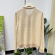 Middle-aged mother autumn fashion knitted top long-sleeved T-shirt middle-aged and elderly base shirt ladies versatile sweater shirt