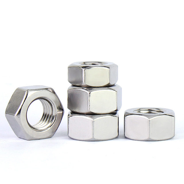 304 stainless steel nut 201 hexagonal nut 316L screw cap bolt collection M2M3M4M5M6M8M10M12