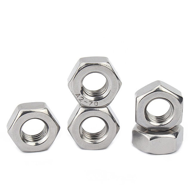 304 stainless steel nut 201 hexagonal nut 316L screw cap bolt collection M2M3M4M5M6M8M10M12