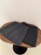 Gray woolen short skirt, large size a-line skirt, women's autumn and winter black hip-covering culottes, woolen versatile and slimming